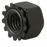 6-32 HEX KEPS NUT BLK OX & WAX